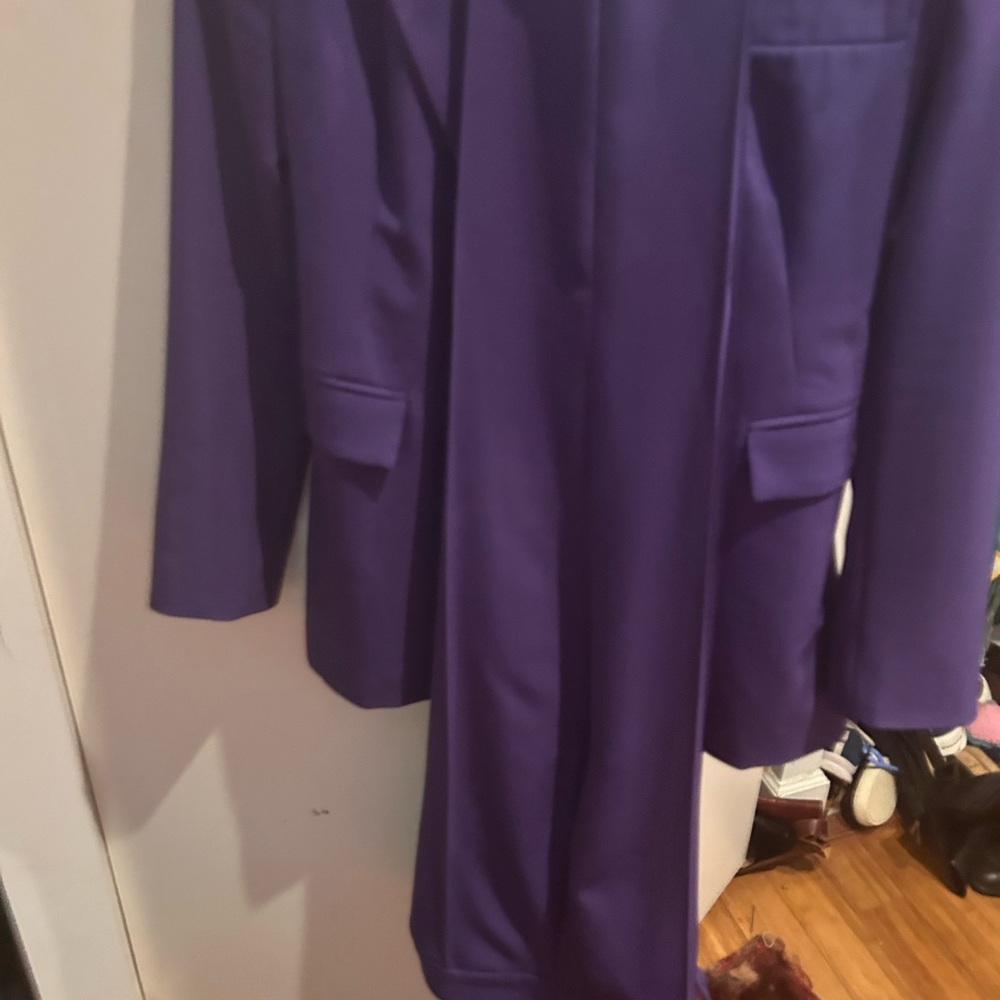 Stunning purple pantsuit by Bluzat.  Only worn once, in perfect shape.